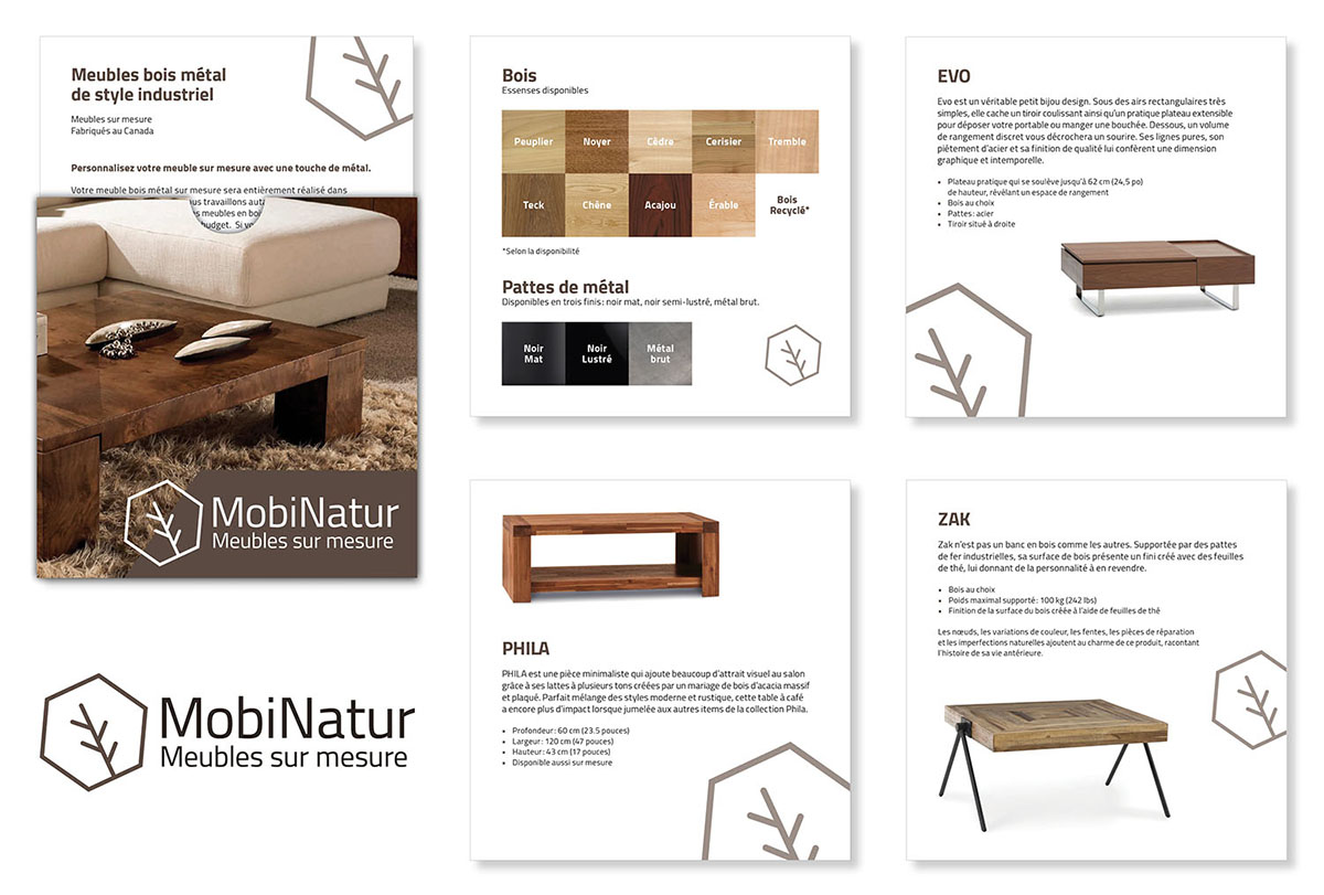 Picture of the MobiNatur logo and product cards